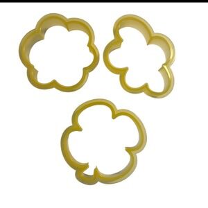 Sweet Sugarbelle 3 Flower Cookie Cutters Baking Fondant Pastry Dough‎ Cutters